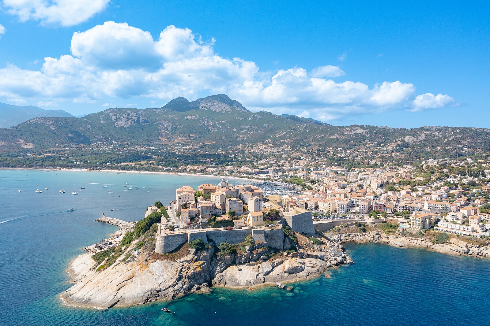 Vue de Calvi en Corse